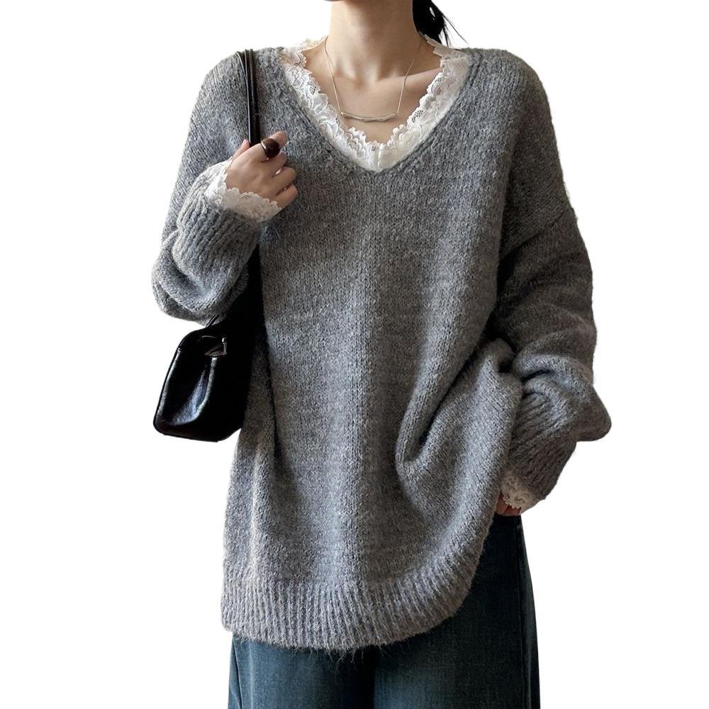 Loose And Stylish New Fashion Casual Knit Sweater