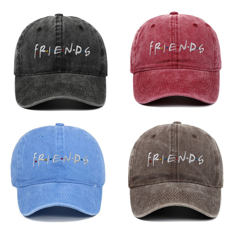Embroidered Baseball Cap Washed