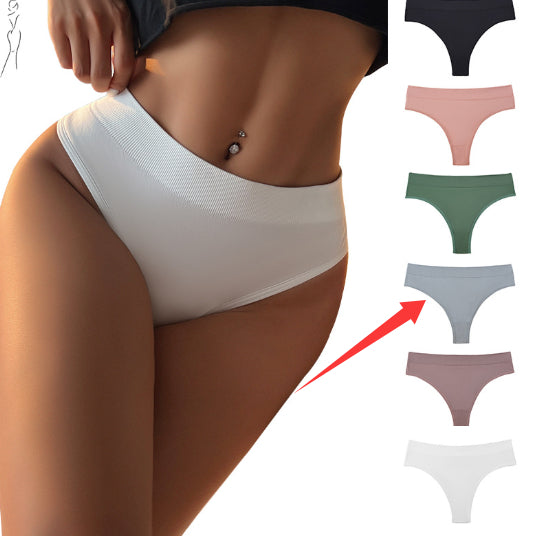 High-Waisted Tummy-Control Sports Briefs Comfortable And Breathable