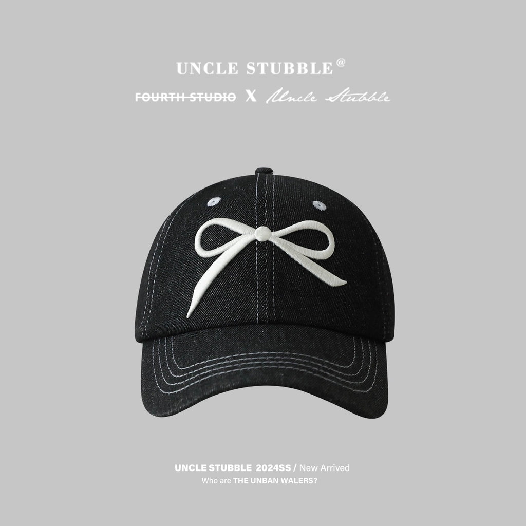 Bowknot Peaked Cap Female Sun Protection