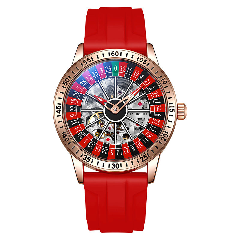 Waterproof Luminous Gambling Plate Men's Automatic Mechanical Watch