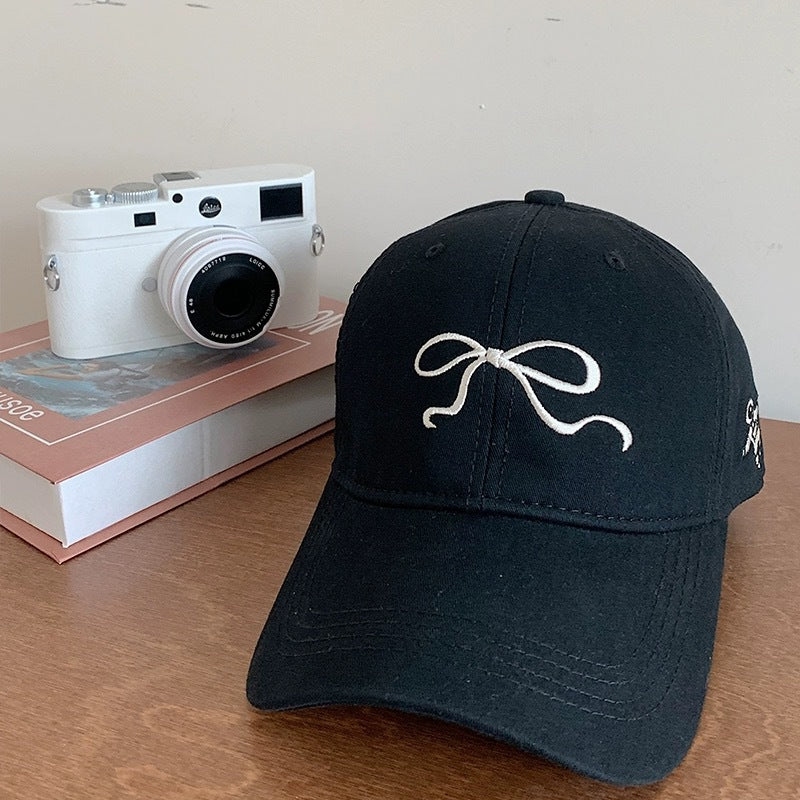 Bowknot Peaked Cap Female Sun Protection