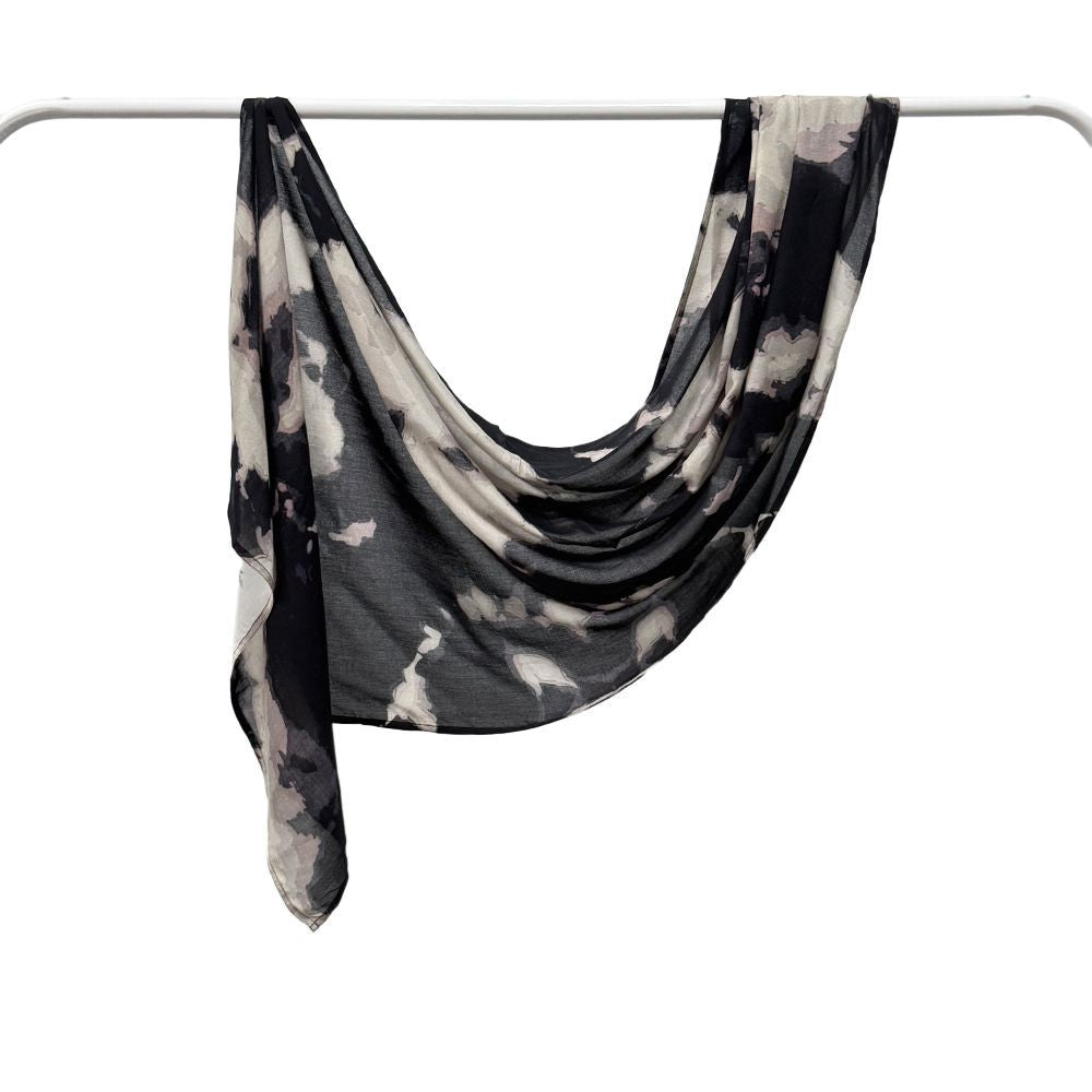 Modal Cotton Headscarf Marble Digital Printing