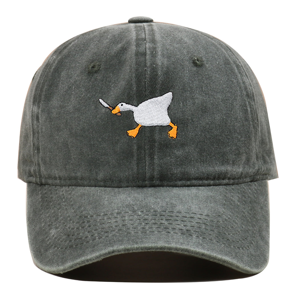 Funny Embroidery Baseball Cap Men Women Trendy All-match
