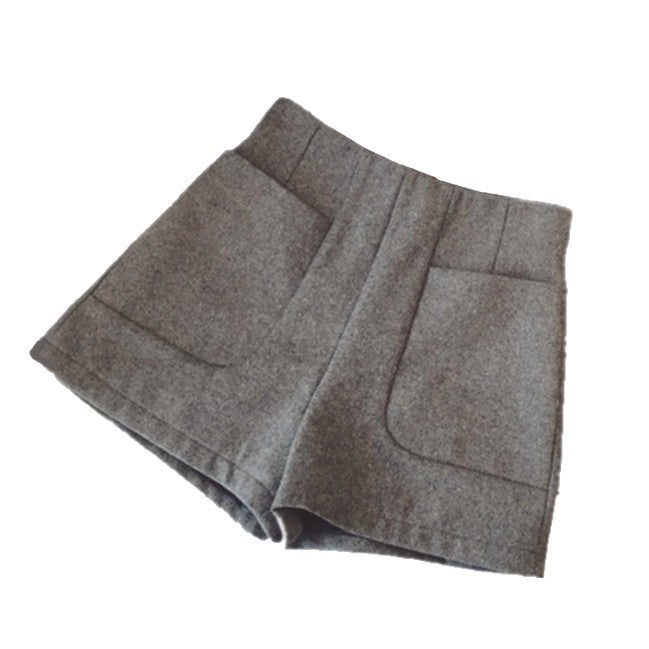 New Wide-leg High-waisted Cropped Shorts