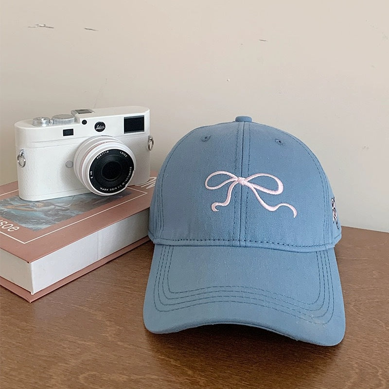 Bowknot Peaked Cap Female Sun Protection