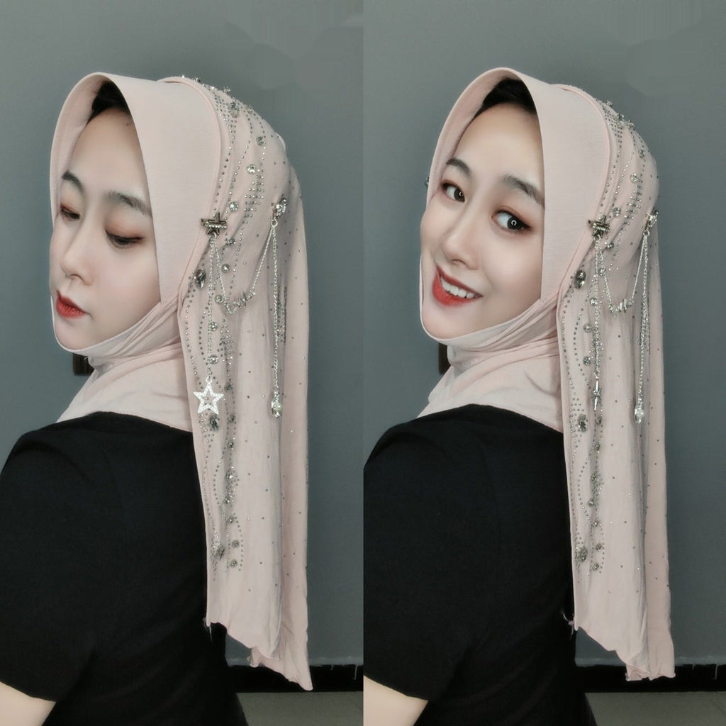 Gold Silk Fabric Scarf