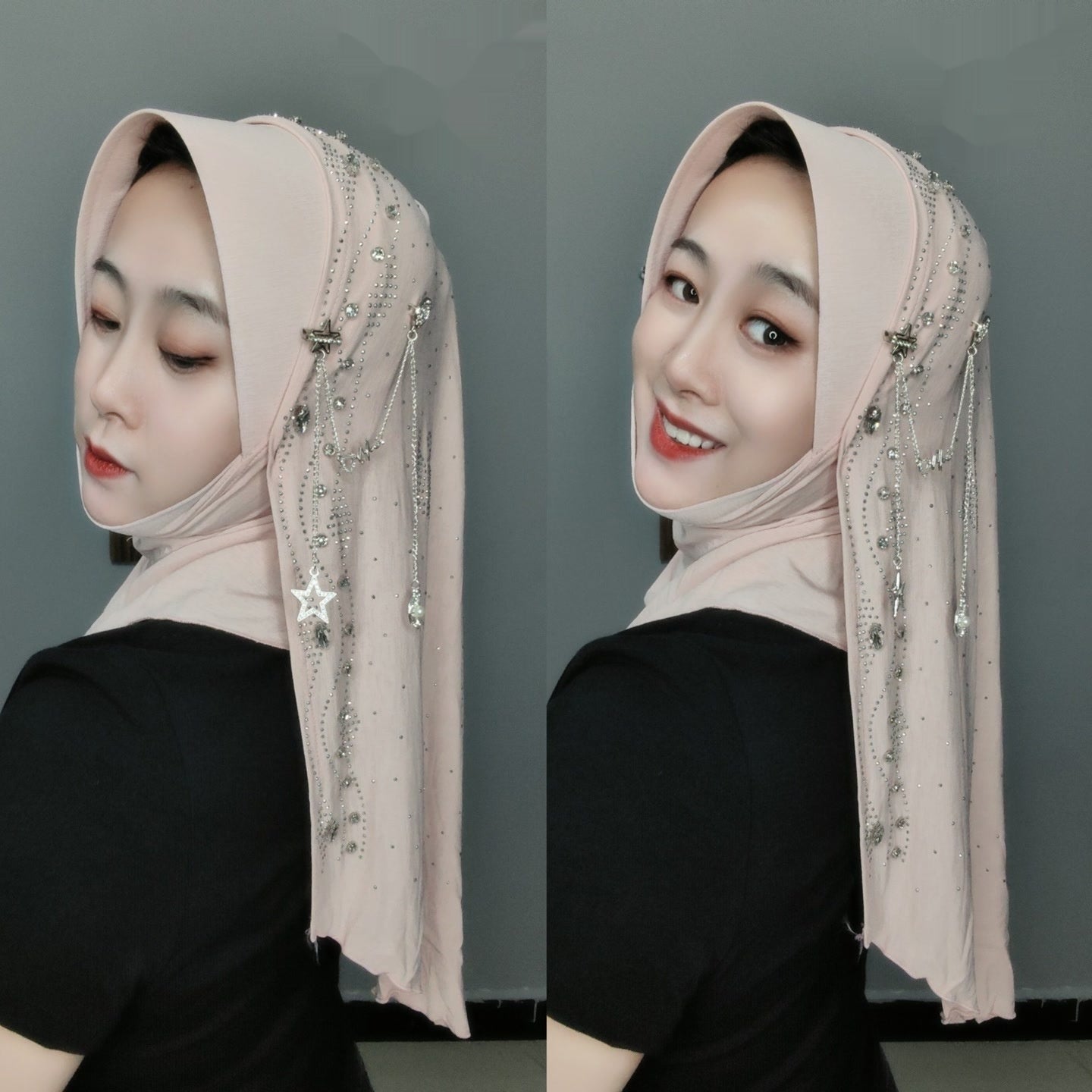 Gold Silk Fabric Scarf