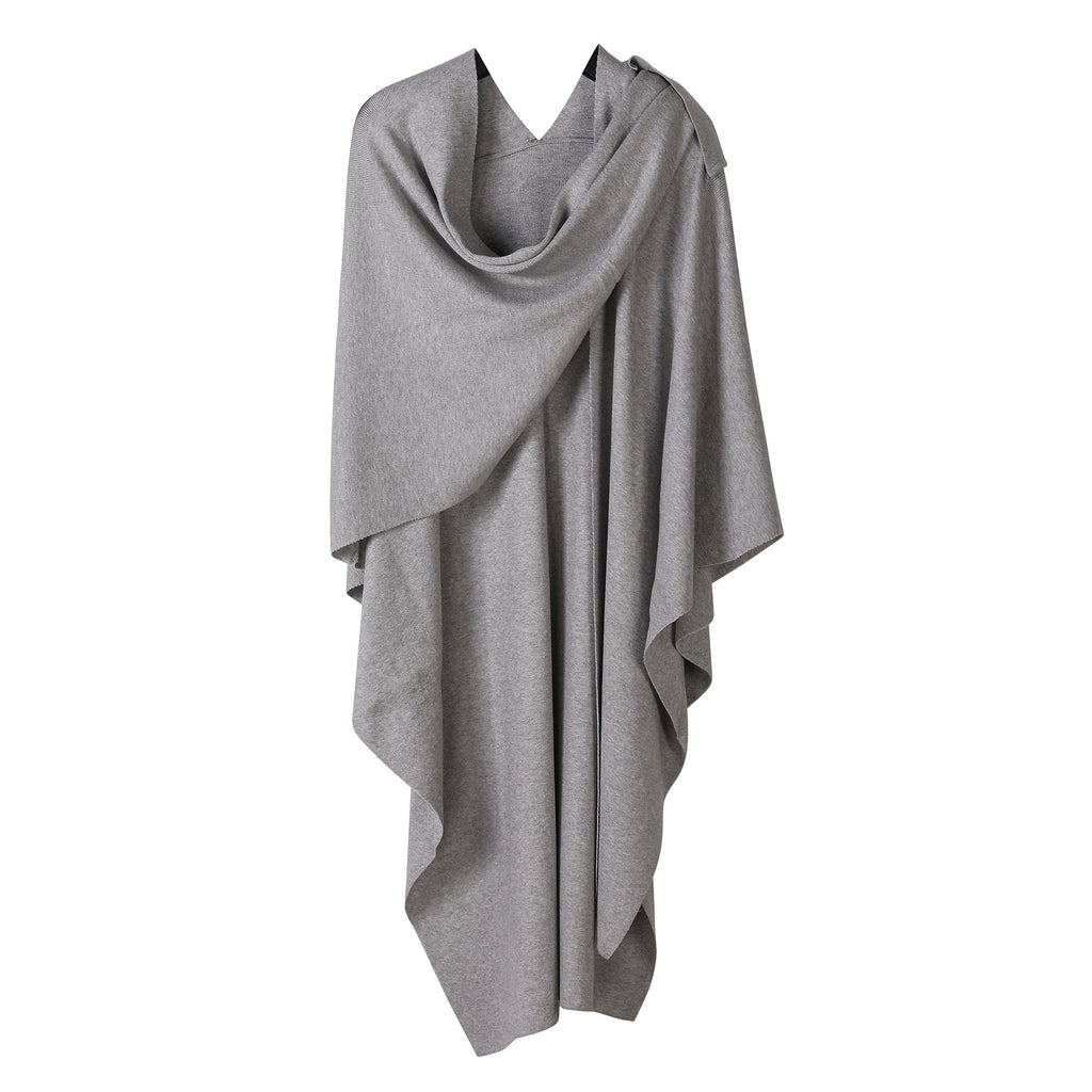 Knitted Solid Color Shawl For Women