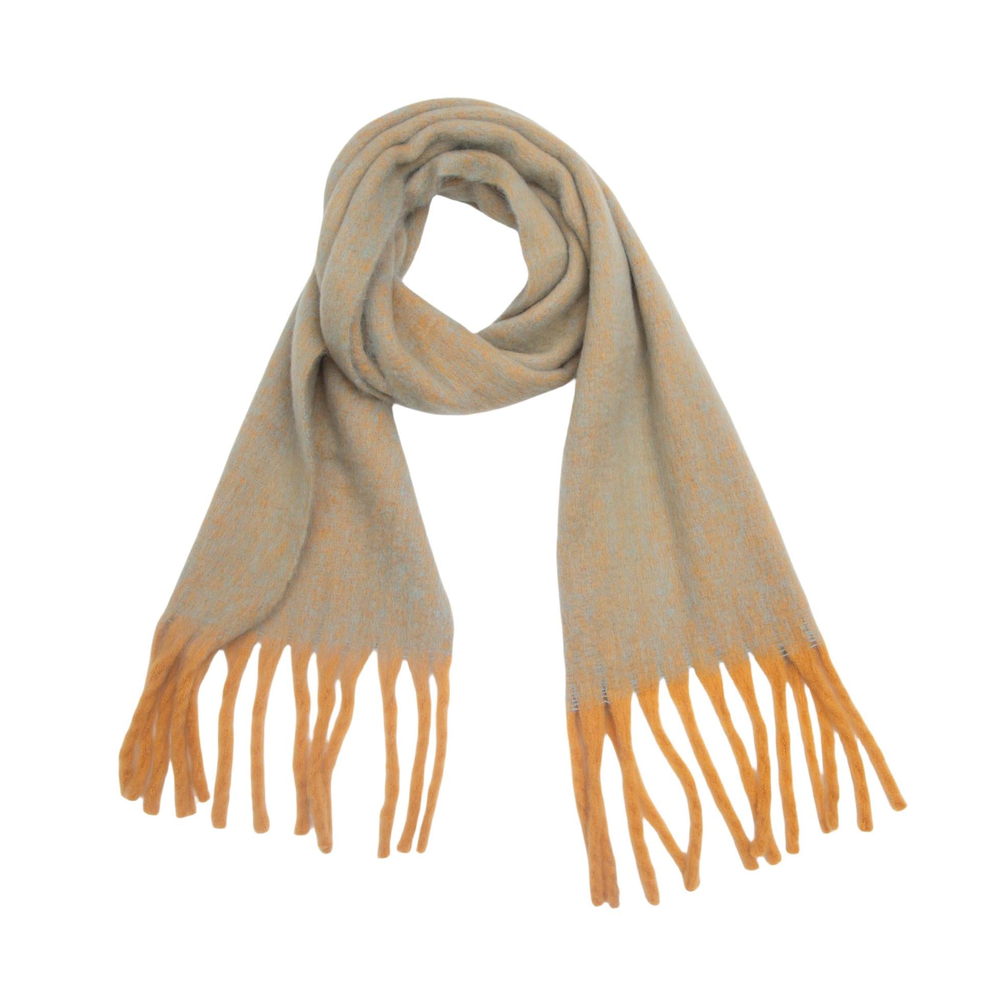 Circle Yarn Thick Tassel Clip Flower Scarf Shawl