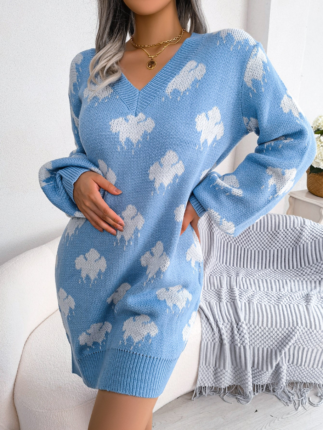 Robe pull nuage tendance