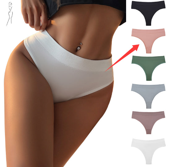 High-Waisted Tummy-Control Sports Briefs Comfortable And Breathable