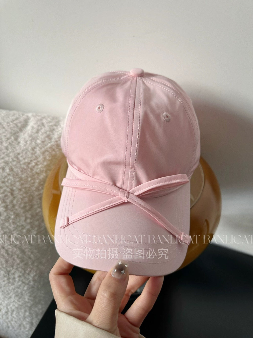 Bowknot Peaked Cap Female Sun Protection