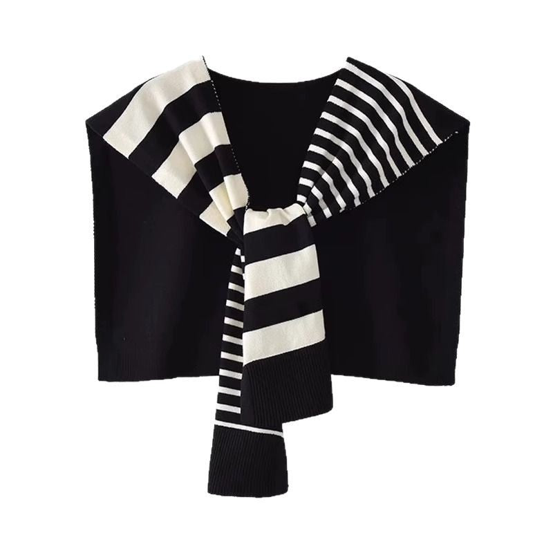 Women's Outer Wear High-grade Matching Shirt Knitted Scarf