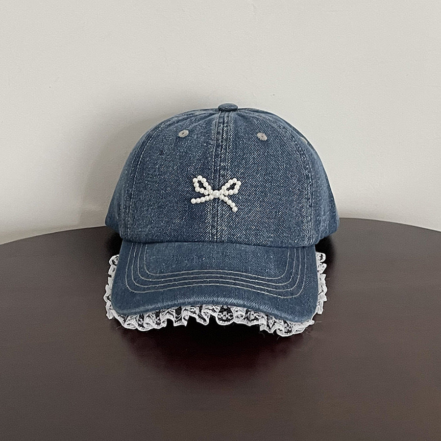 Bowknot Peaked Cap Female Sun Protection