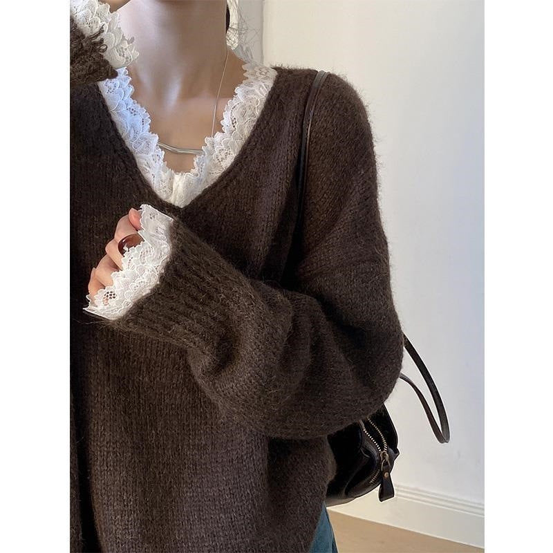 Loose And Stylish New Fashion Casual Knit Sweater
