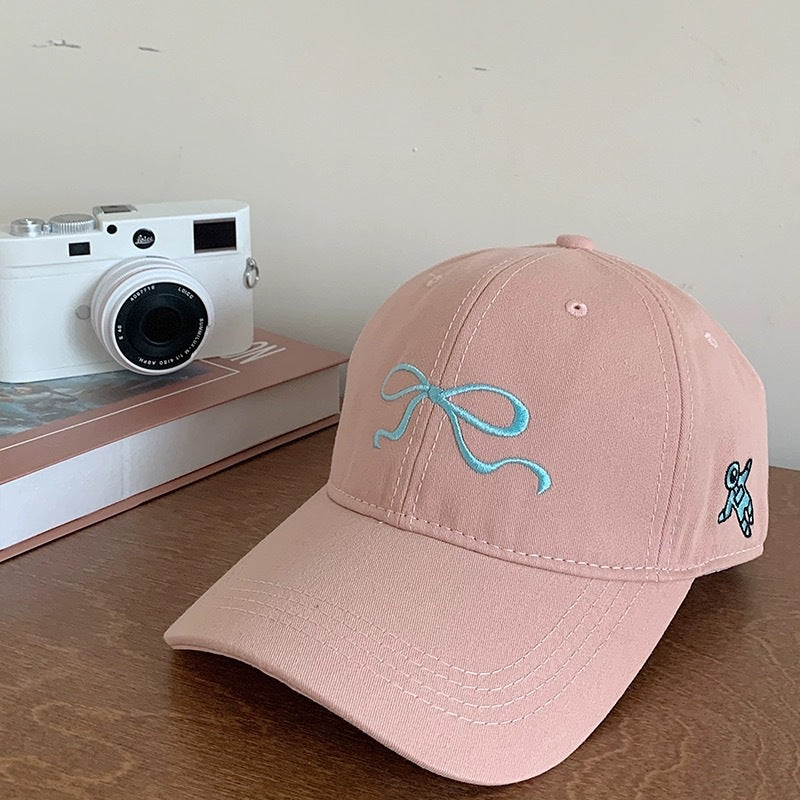 Bowknot Peaked Cap Female Sun Protection