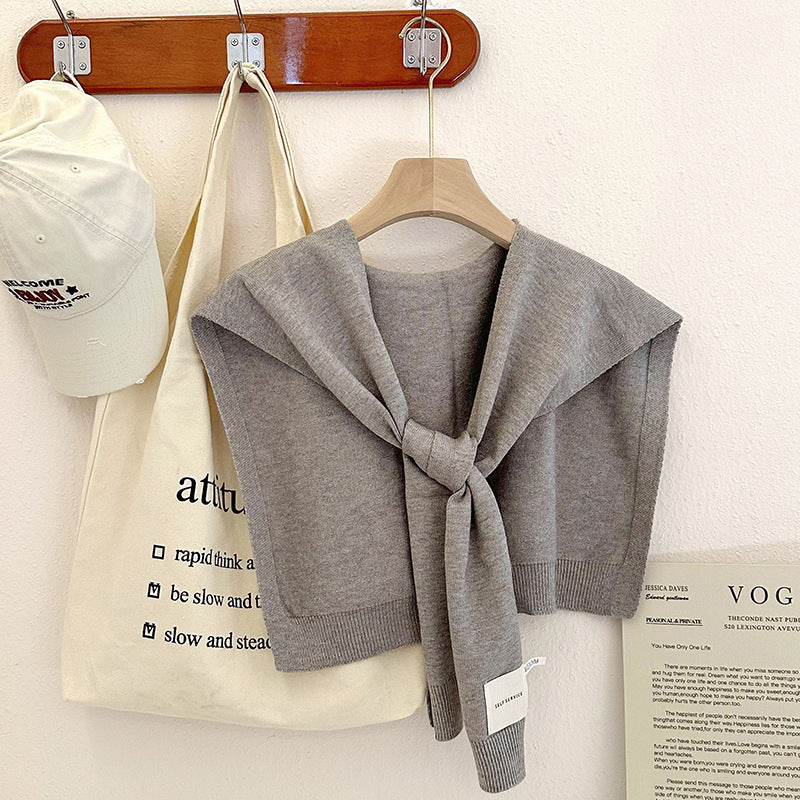 Fashion Shawl All-match Solid Color Scarf