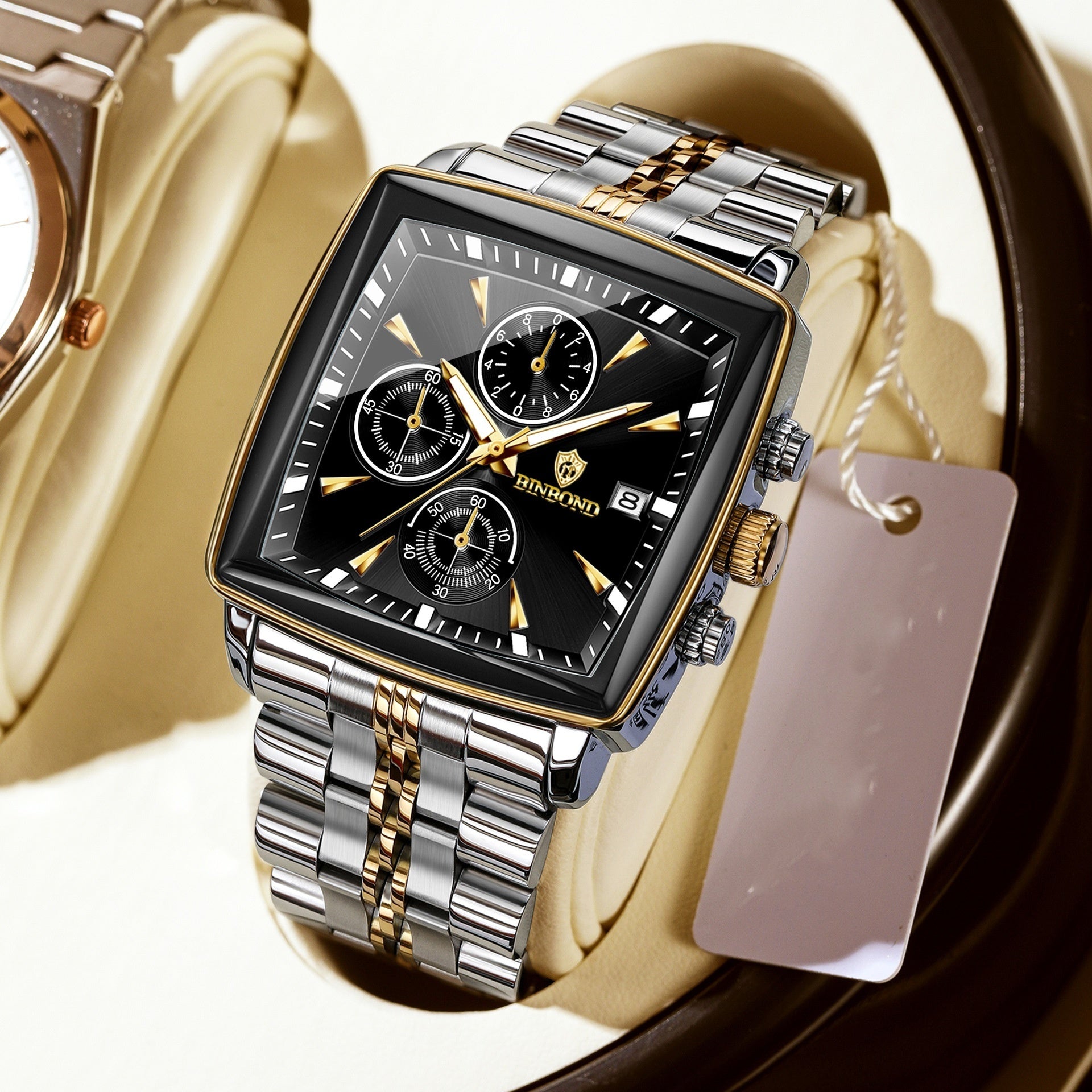 Men's Business Steel Belt Quartz Watch
