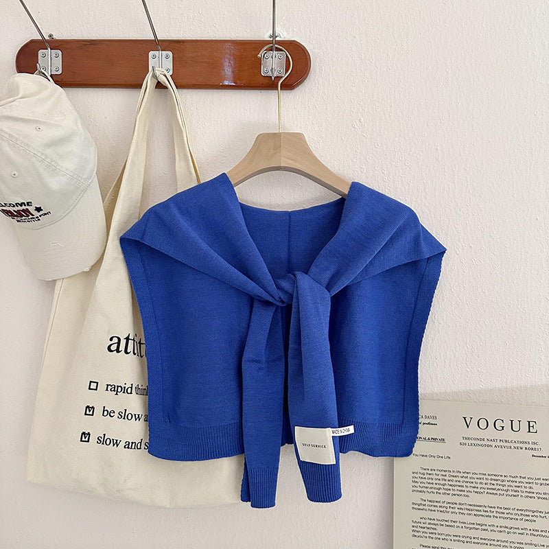 Fashion Shawl All-match Solid Color Scarf